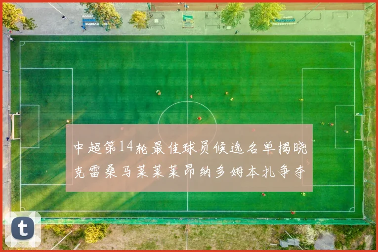 中超第14轮最佳球员候选名单揭晓克雷桑马莱莱莱昂纳多姆本扎争夺荣誉