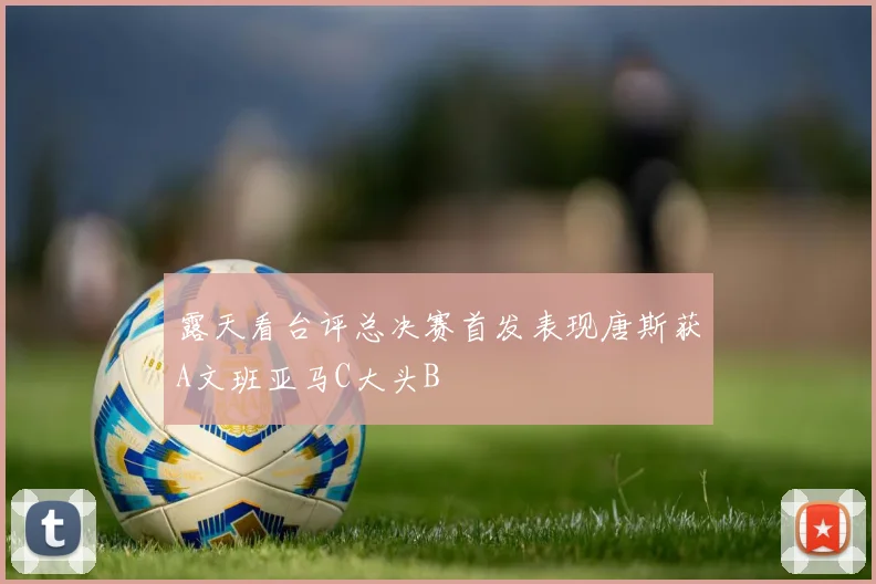 露天看台评总决赛首发表现唐斯获A文班亚马C大头B